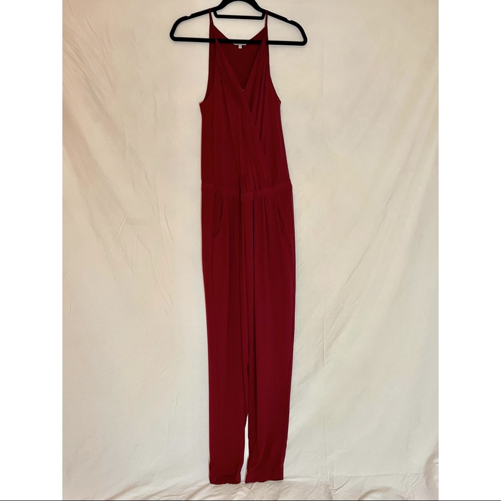 Naked Zebra Burgundy Jumpsuit